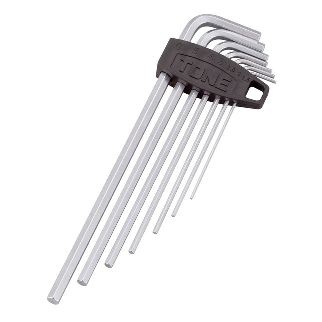TONE Hard Chrome Extra-Long Hex Key Set (AL500)