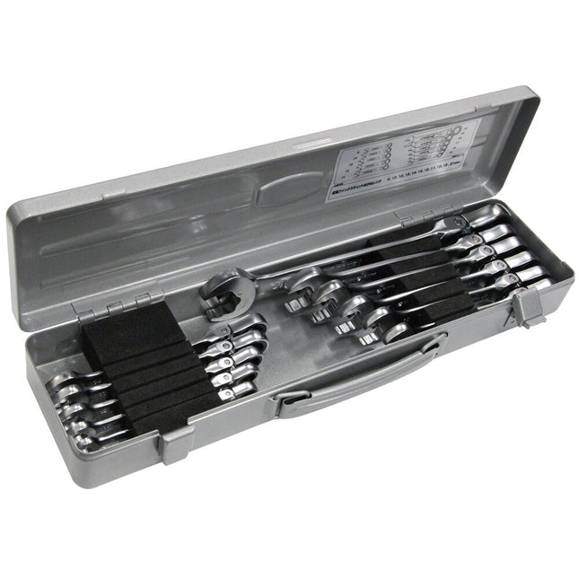 TONE Flex-Head Quick Ratchet Box Wrench Set RMFQ110