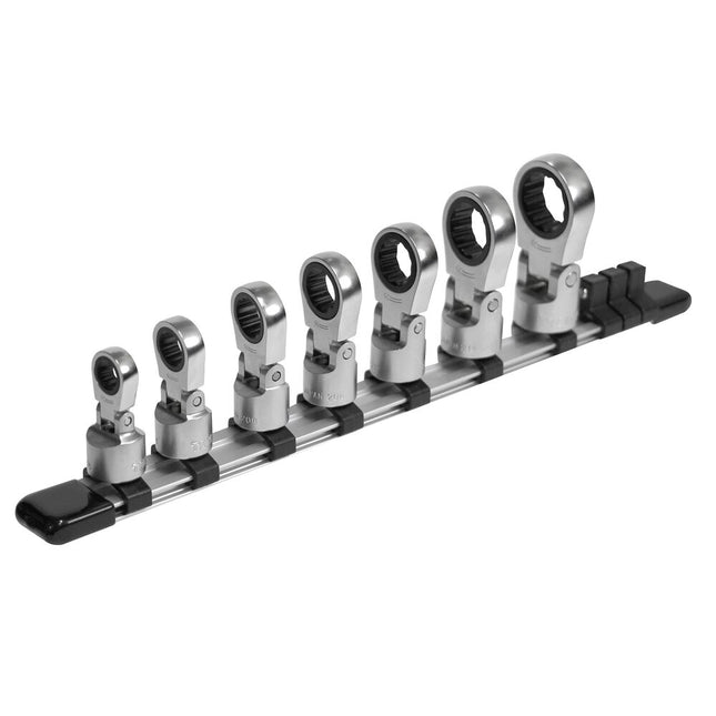 TONE Flex Ratcheting Box Socket Set (with Holder), HRM3