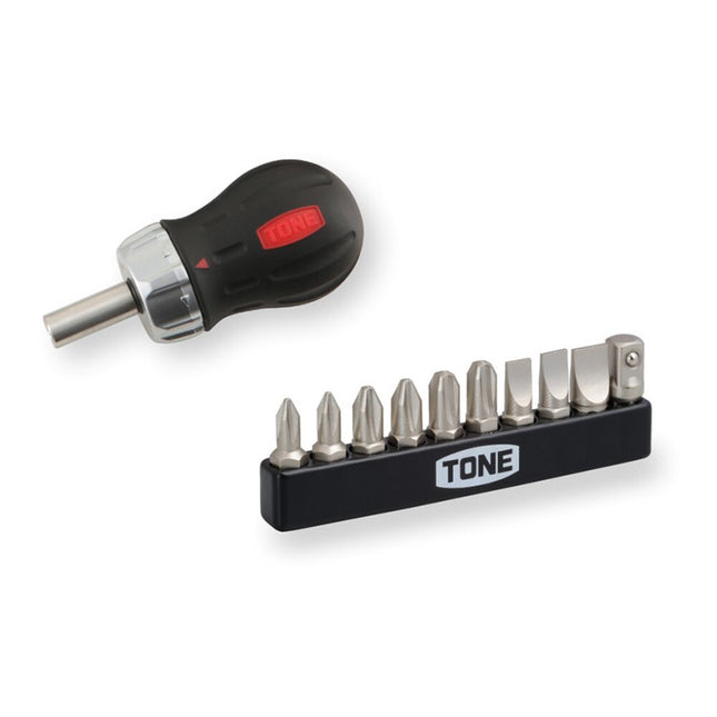 TONE Stubby Ratchet Driver Set (RSD10S)