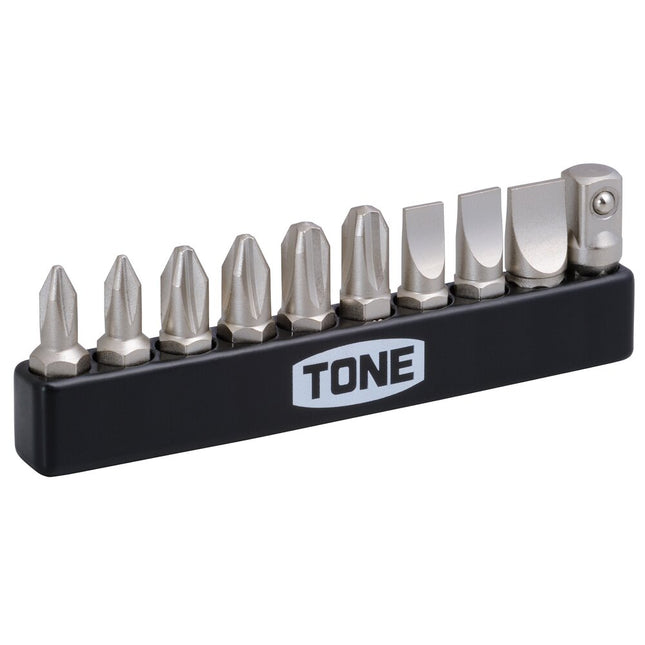 TONE Screwdriver & Adapter Bit Set (BTPM10S)