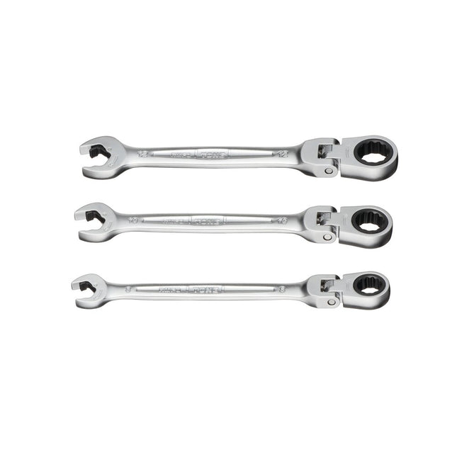 TONE Flex-Head Quick Ratchet Box Wrench Set RMFQ300