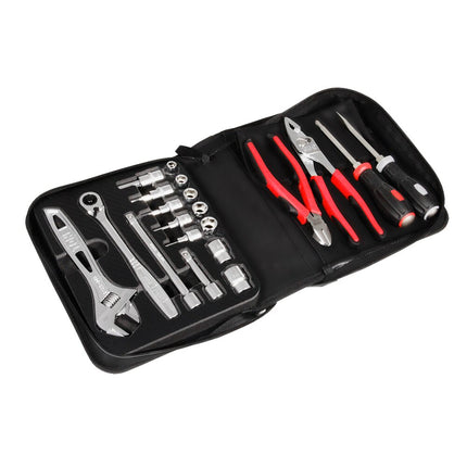 TONE Mechanic's Tool Set, Carbon-Look Tray, 9.5s TSX3172