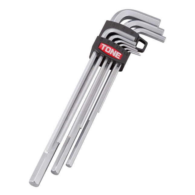 TONE Hard Chrome Extra-Long Hex Key Set (AL900)