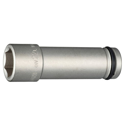 TONE Impact Extra-Long Socket 22mm, Hanger Type 4NV-22L100HP
