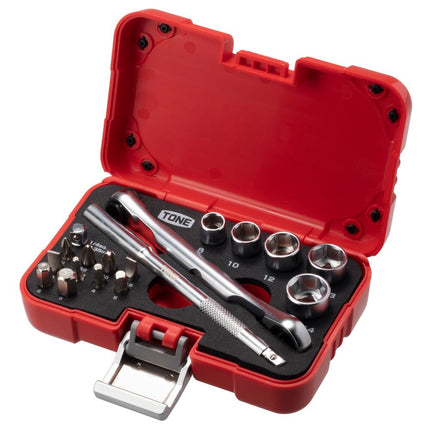 TONE Socket Wrench Bit Set (6-Point Type) MIX21620P