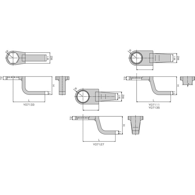 TONE Reaction Receiver for Nut Runner (Simple Torque), Y071