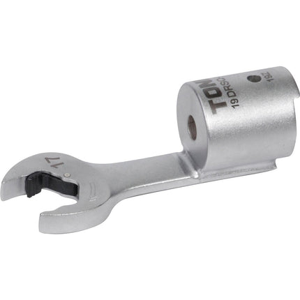 TONE Quick Open-End Head for Interchangeable-Head Torque Wrench - 19DRSQ-17