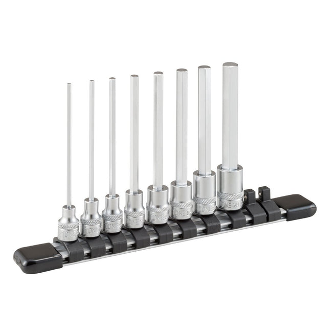 TONE 1/4" Drive Long Hex Bit Socket Set HH208L