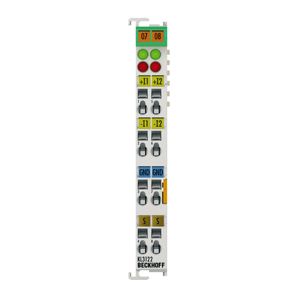 BECKHOFF KL3122 Analog Input Terminal, 2-Ch, 4-20 mA