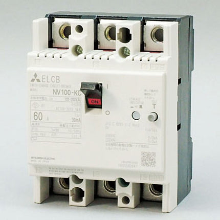 MITSUBISHI ELECTRIC NV100-FHU 3P 60A AC100-240V 100mA