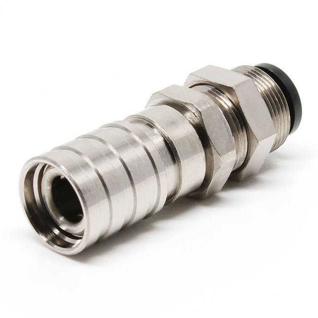 PISCO Light Coupling Socket Bulkhead Straight with Push-to-Connect Fitting, CPSE