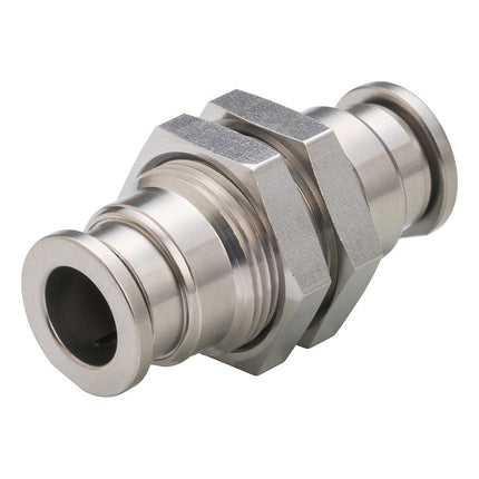 PISCO Stainless SUS316 Fitting Bulkhead Union, SSPM
