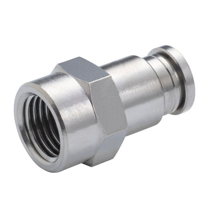 PISCO Tube Fitting Brass Female Straight without Cover Type, KCF
