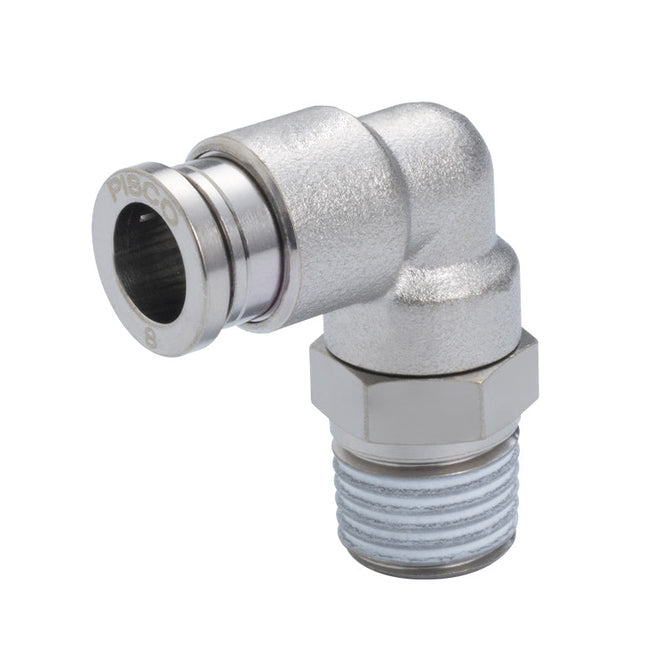 PISCO PISCO Tube Fitting Brass Elbow with Cover - KL4-M6