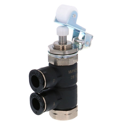 PISCO Mechanical Valve Panel Mount Type Roller Type Atmospheric Exhaust Type, MVP