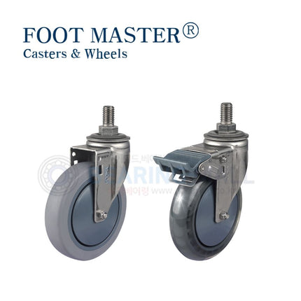 JIDUK Low-Noise High-Elasticity Caster SGL-75BSS