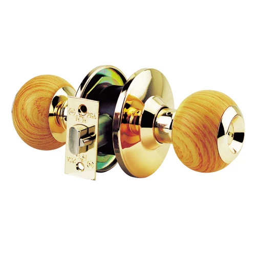 JUNGHWA Key- and Button-Locking Door Knobs 7000 HIGH FASHION (Wood)