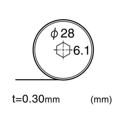 NT CUTTER  Spare blade Rolling 28/2 blades "BR-28P"