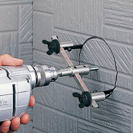 KANZAWA Adjustable-Diameter Hole Saws For Hard Building Materials K-107
