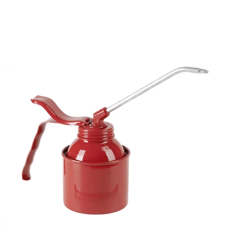 PRESSOL Standard oiler-250 ml-St-red  EWKP-spout-135 mm