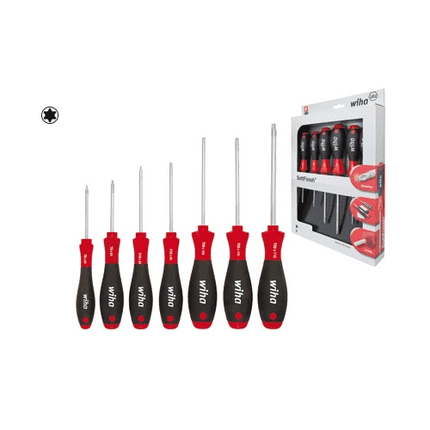 [WIHA] Screwdriver set SoftFinish®   TORX® 7-pcs. 362 K7 | 210-1996