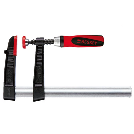[BESSEY] Original BESSEY malleable cast iron screw clamp TG with 2-component plastic handle