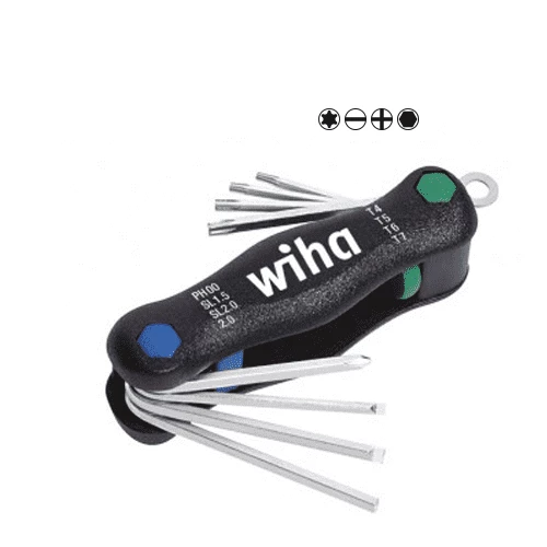 [WIHA] Multitool Mini PocketStar assorted, 8-pcs SB 363 PM8X | 210-0465