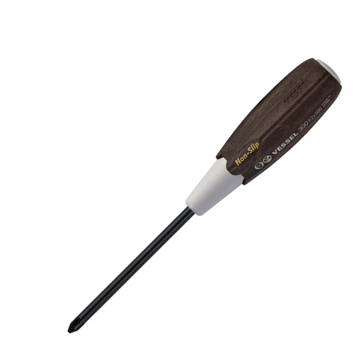 VESSEL Wood-Compo Screwdrier No.300 non-slip grip