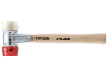 HALDER BASEPLEX mallets   •  with zinc die cast housing and wooden handle EH3968