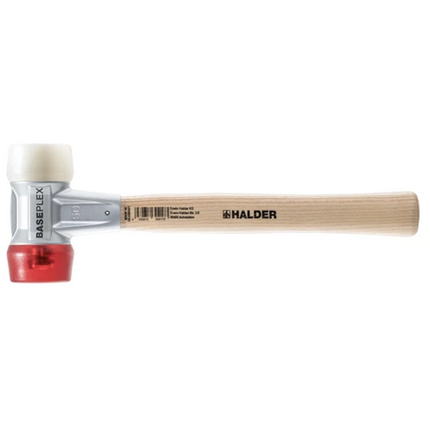HALDER BASEPLEX mallets   •  with zinc die cast housing and wooden handle EH3968