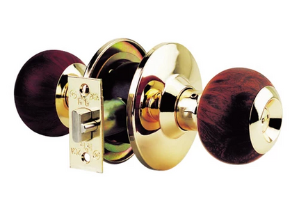 Key- and Button-Locking Door Knobs 7000 HIGH FASHION (Brown)