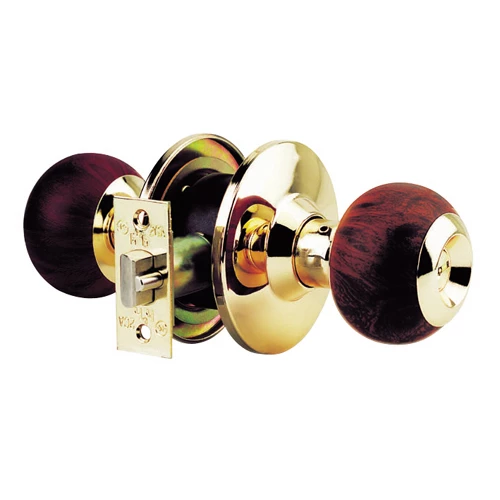 Key- and Button-Locking Door Knobs 7000 HIGH FASHION (Brown)