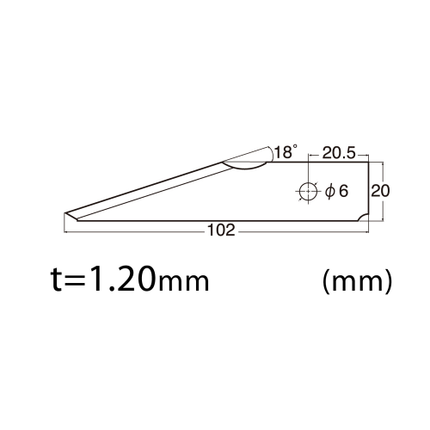 NT CUTTER Spare blade stainless steel double edge M "BVM-21P"