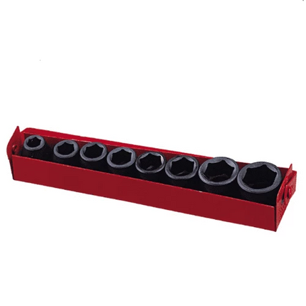[GENIUS TOOLS] 8 Piece 3/8″ Dr. Metric Impact Socket Set Cr-Mo CM-308M  | 200-7894