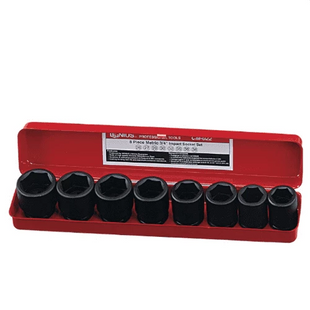 [GENIUS TOOLS] 8 piece 3/4″ Dr. Metric Impact Socket Set Cr-Mo CM-022 | 200-7919