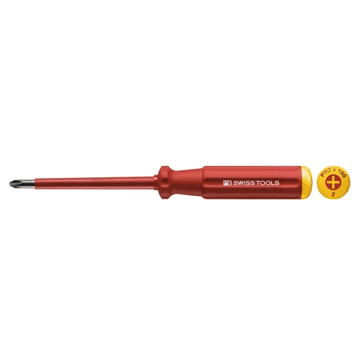 [PB SWISS TOOLS] PB 5190, ElectroTools: Insulated screwdrivers for Phillips screws