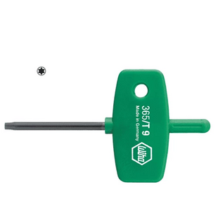 [WIHA] L-key with key handle   TORX®, black oxidised 365