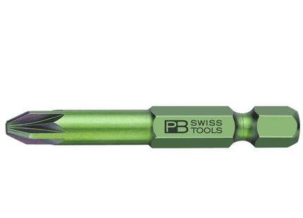 [PB SWISS TOOLS] PB E6 192,  PrecisionBits for Pozidriv screws-10pcs