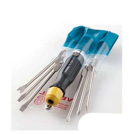VESSEL 6-Piece Voltage Detection Screwdriver Set No.TD-1300L