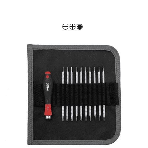 [WIHA] Screwdriver with interchangeable blade set SYSTEM 4   assorted 11-pcs. 269 T11 | 210-3675