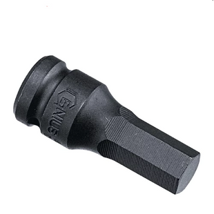 [GENIUS TOOLS] 1/2" Dr. Metric Impact Hex Head Drivers