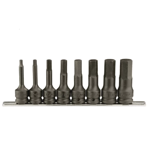 [GENIUS TOOLS] 8 Piece 1/2″ Dr. Metric Hex Head Driver Set TH-408MD | 200-7618