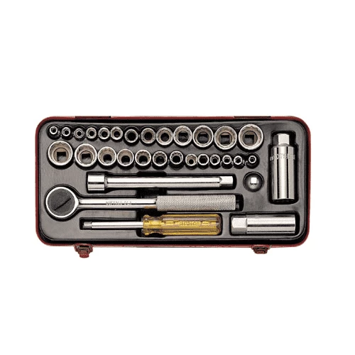 6 Point and 12 Point Socket Sets 33peieces (104-0713)