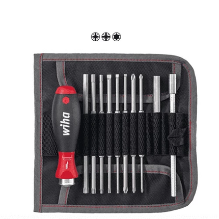 [WIHA] Bit set for mounting   19-pcs. in bag, 79187 T04 | 210-7963