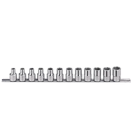 [GENIUS TOOLS] 12 Piece 1/2″ Dr. Metric Hand Socket Set GS-412M | 200-7788