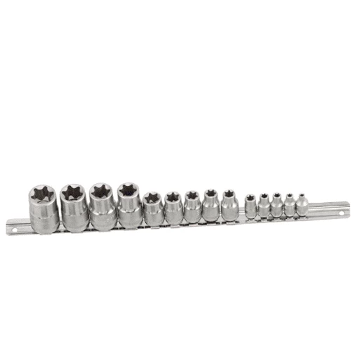 [GENIUS TOOLS] 14 Piece 1/4″, 3/8″ & 1/2″ Dr. Star Hand Socket Set TX-23414 | 200-7672