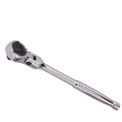 [GENIUS TOOLS] 3/8" Dr. 72 Teeth Flex Head Ratchets - Chrome Handle | 200-7168