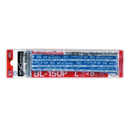 NT CUTTER Breakaway-Blade Utility Knives, Spare blade Heavy-Duty/6 blades "BL-150P"