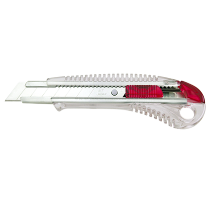 NT CUTTER Breakaway-Blade Utility Knives, Transparent Jaggy L "iL-550RP"